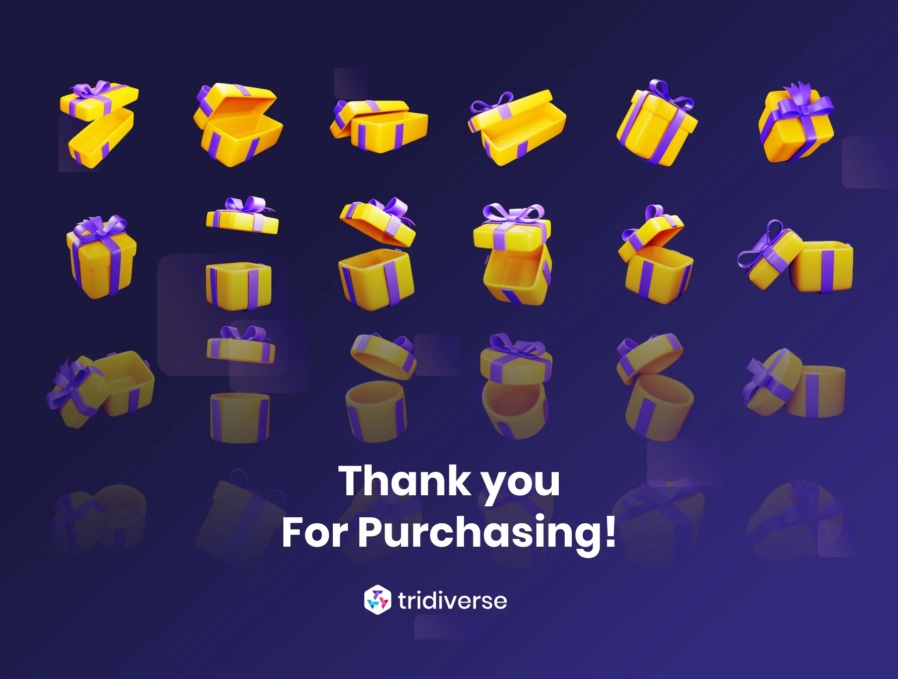Gift Boxes - 3D Illustration 10