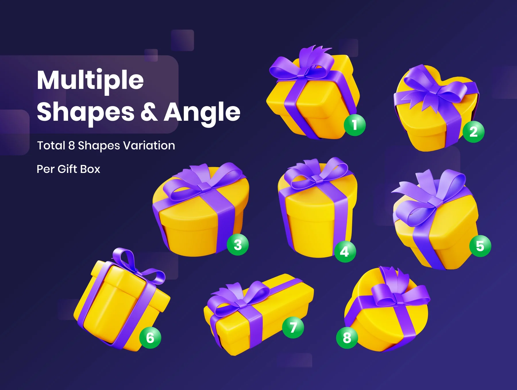 Gift Boxes - 3D Illustration 4