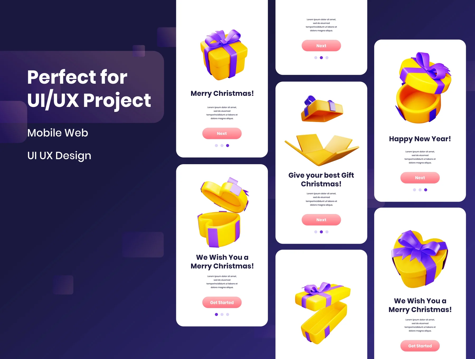 Gift Boxes - 3D Illustration 6