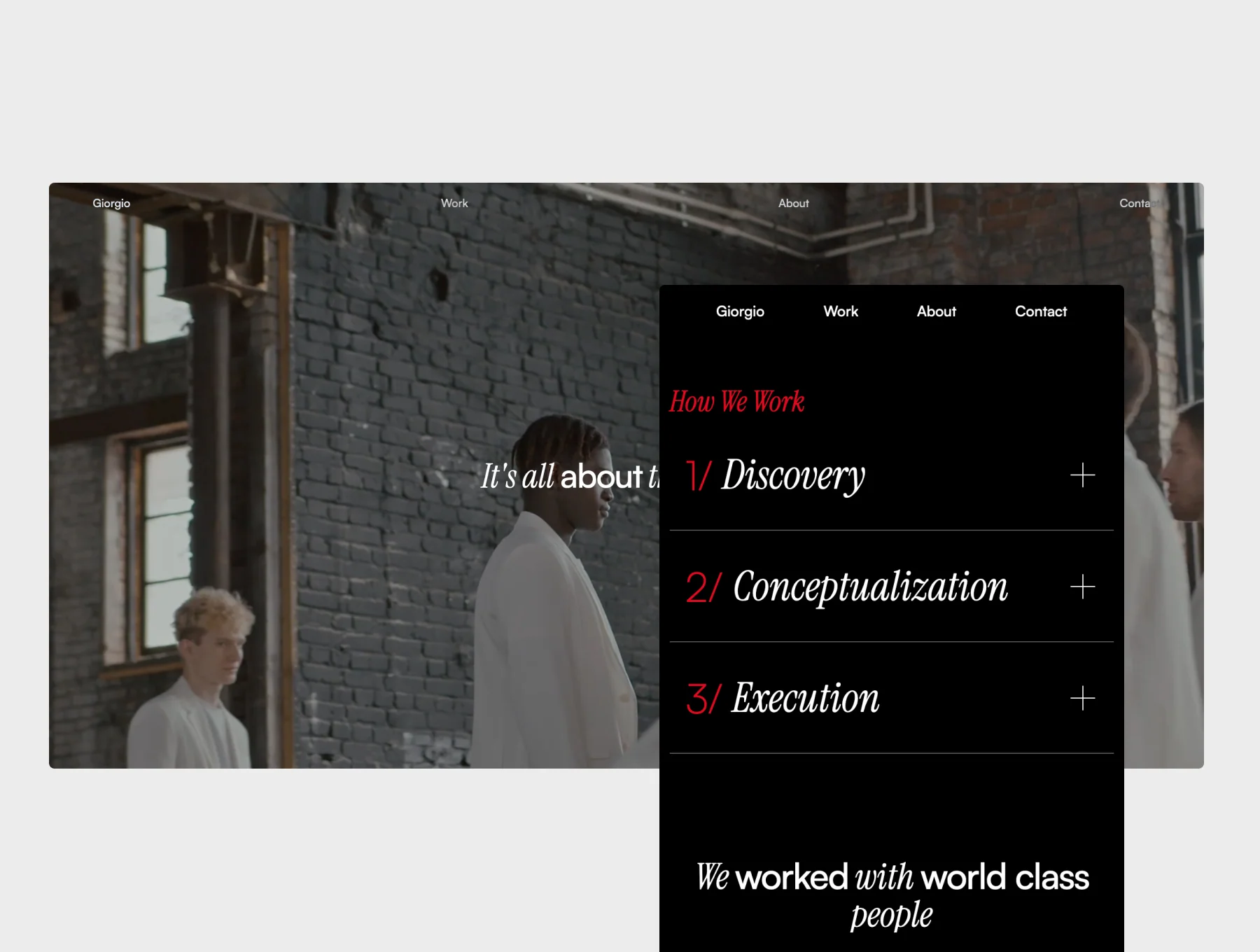 Giorgio — Framer Agency Template 4