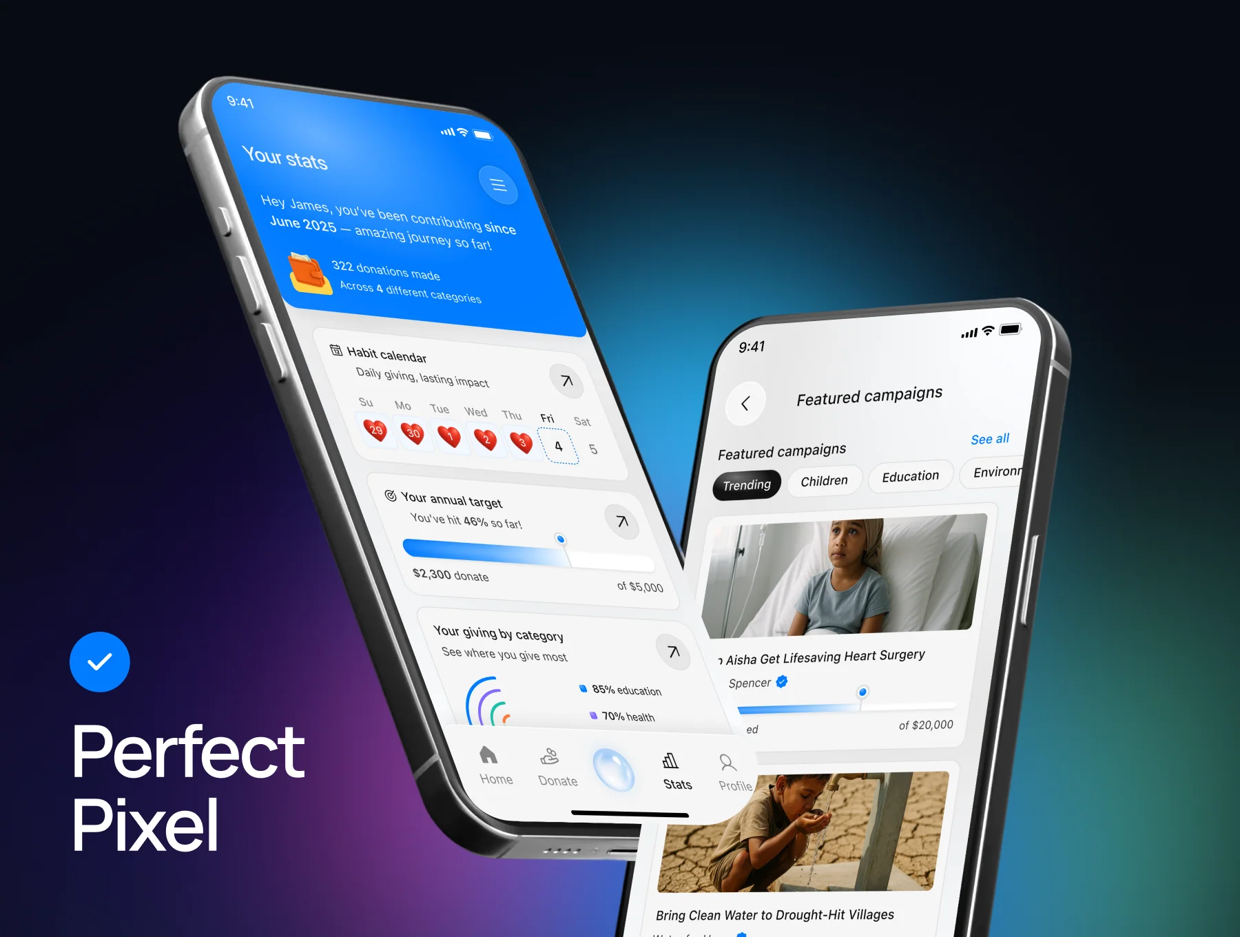 GiveKind - Charity Mobile App UI KIT 3