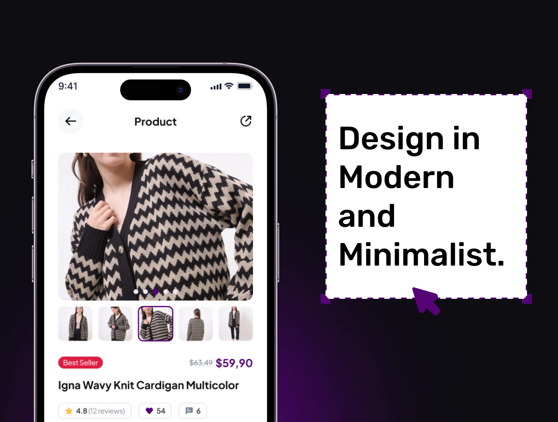 GLAMORY - Fashion Store Mobile App UI Kit 5