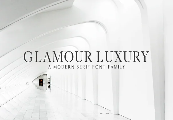 Glamour Luxury Serif Family