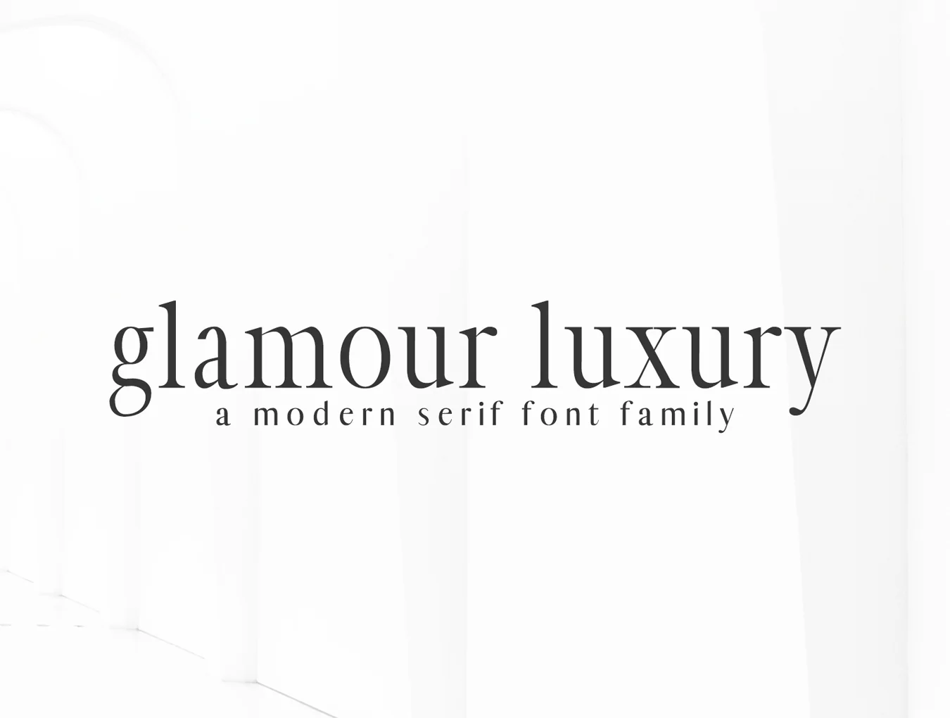 Glamour Luxury Serif Family 8
