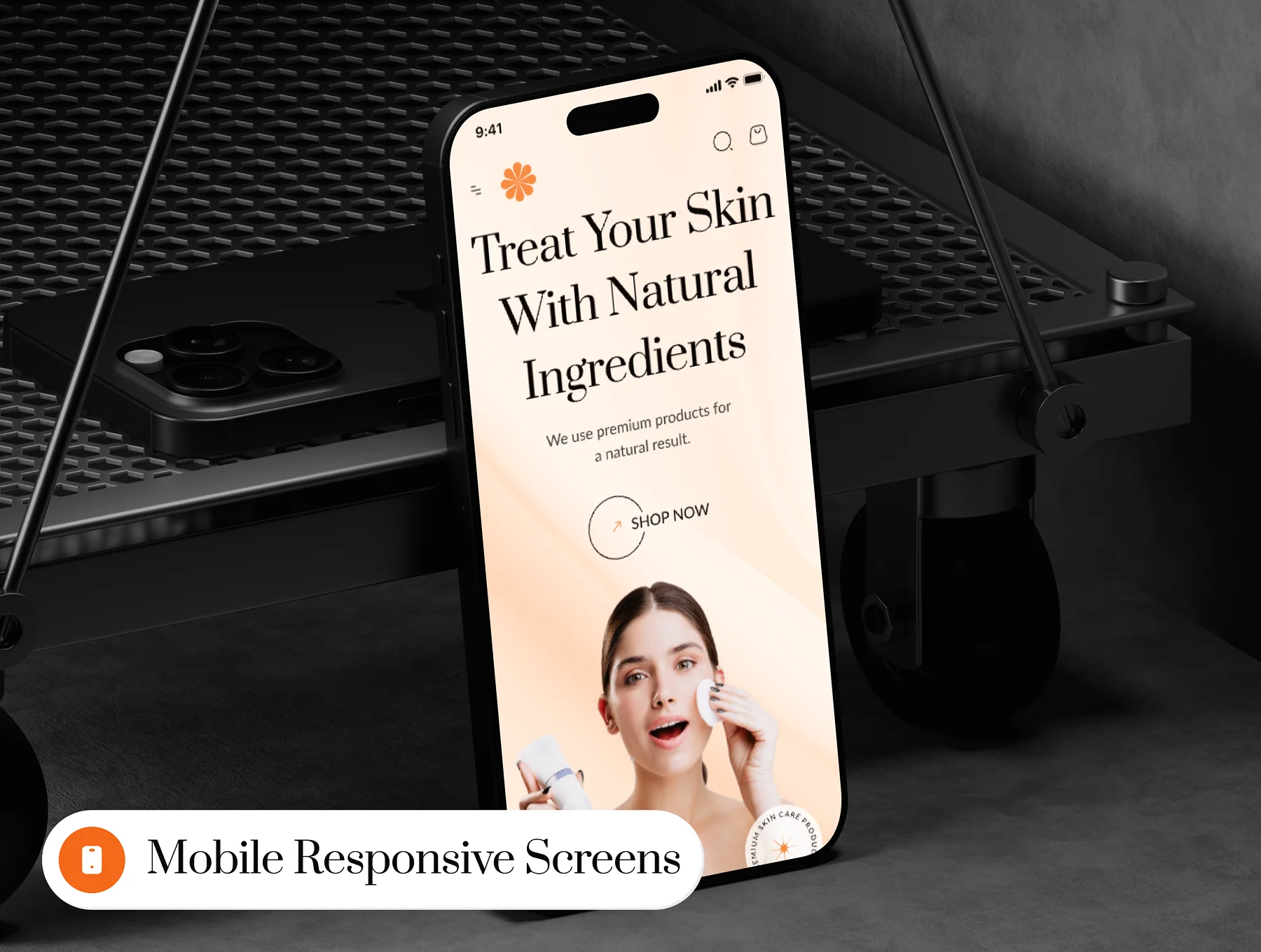 Glamp - Beauty Ecommerce Website Framer Template 7