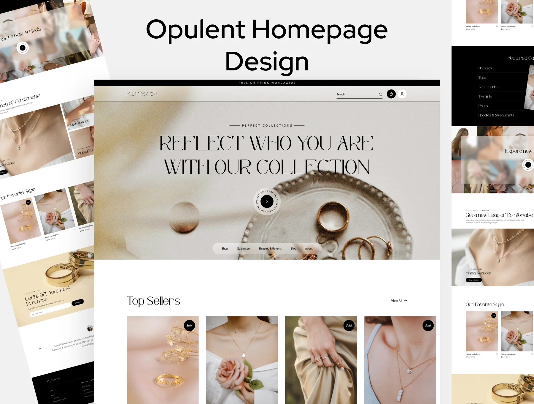 Glamwear: UI Kit for Women’s Clothing & Jewelry Websites 7