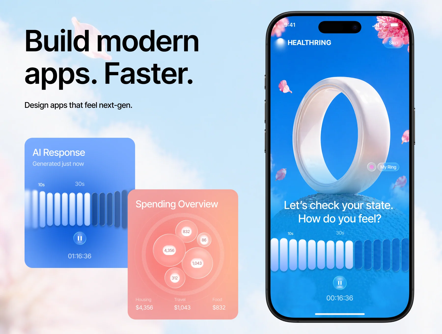 Glass Charts — Premium Data Visualization UI Kit 5