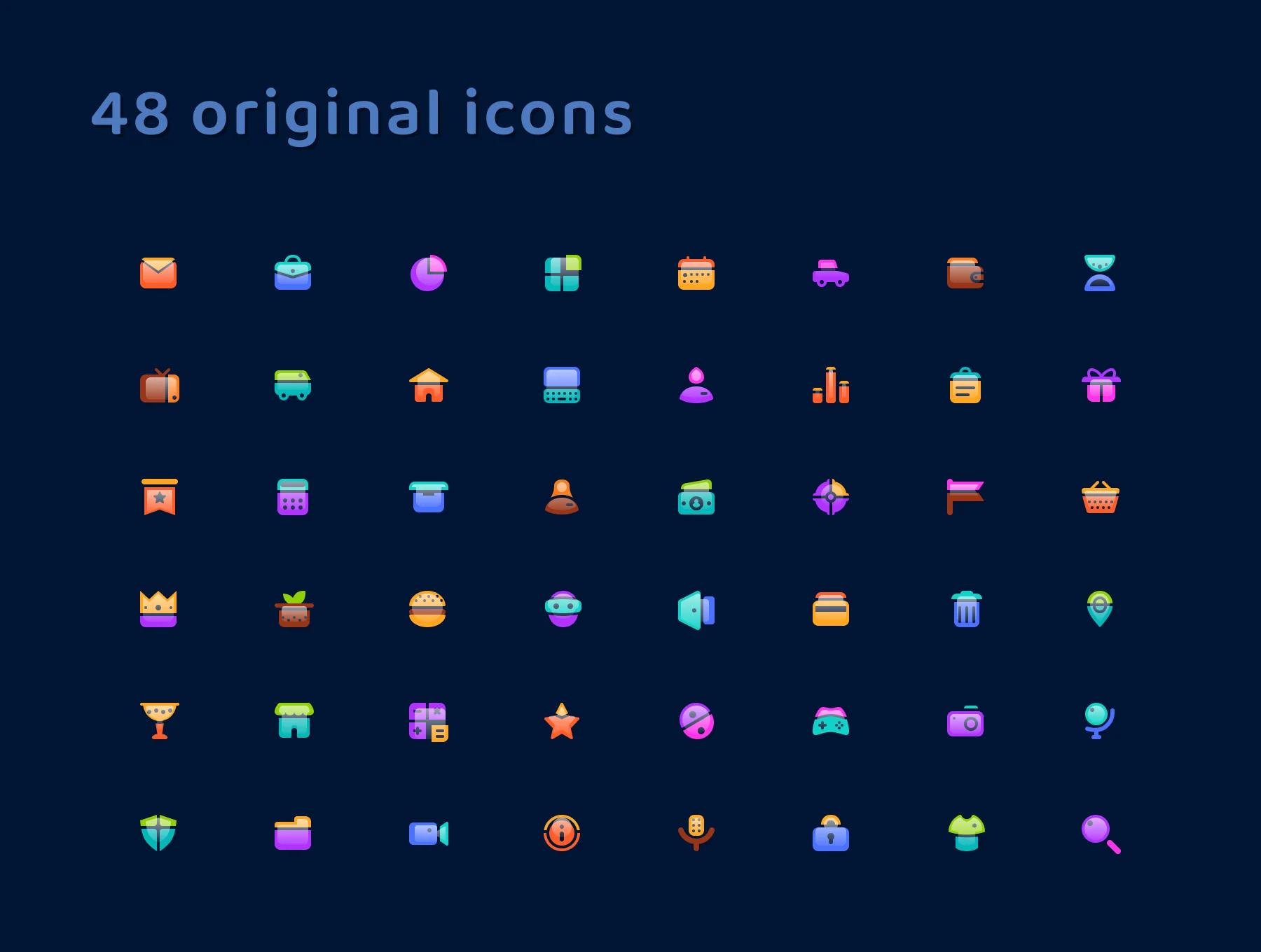 Glass Icons Set 2