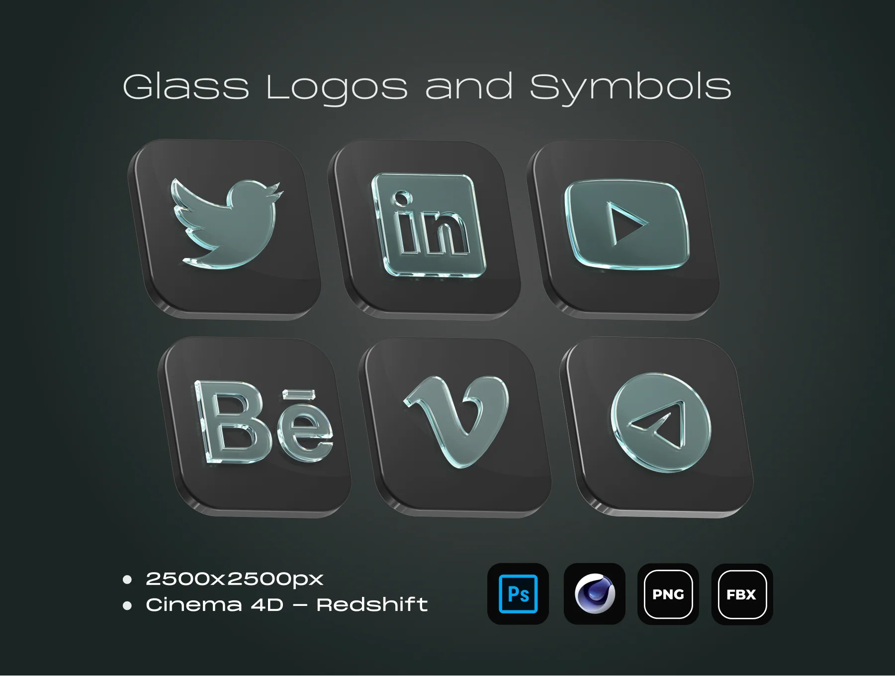 Glass Logos and Symbols
