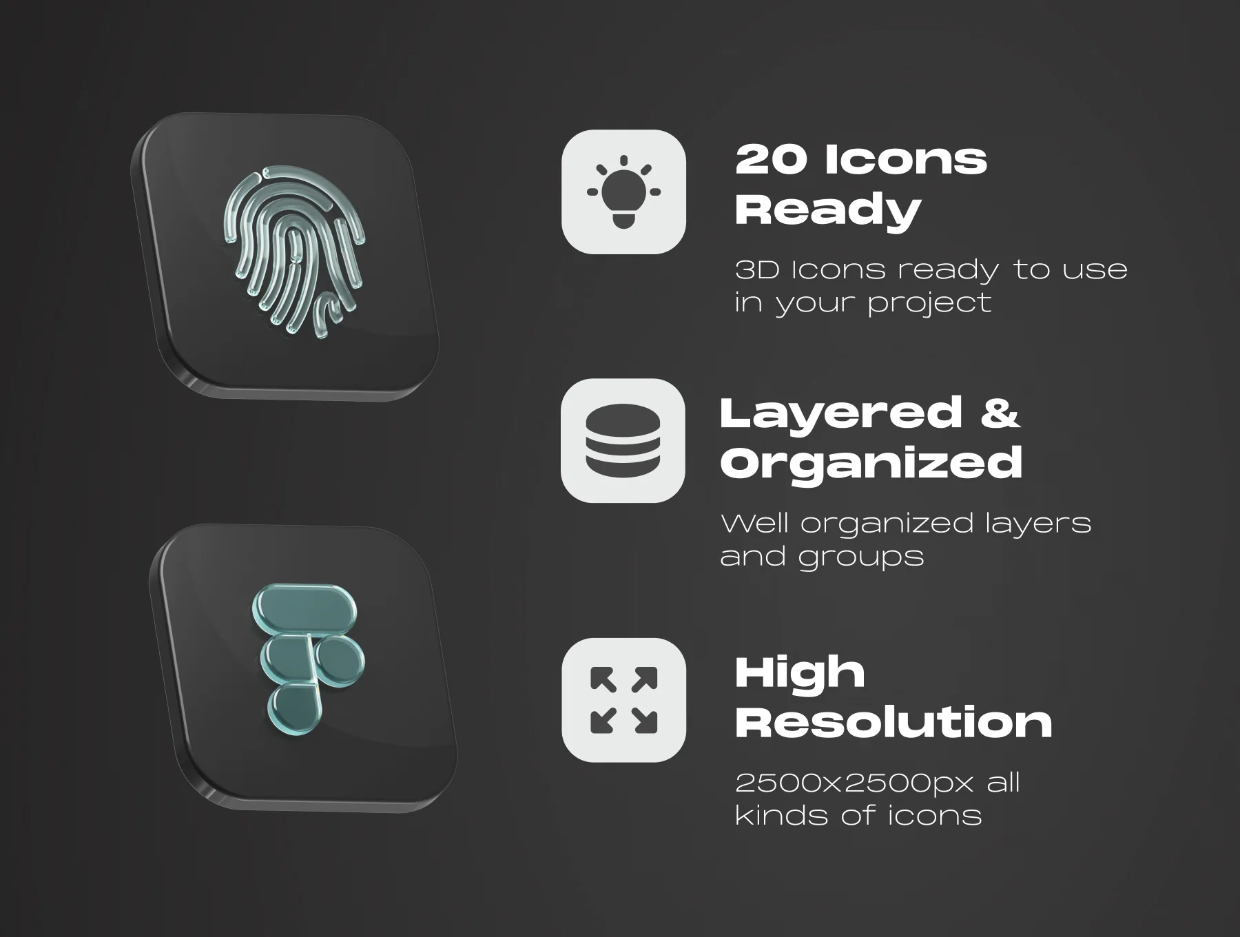 Glass Logos and Symbols 4