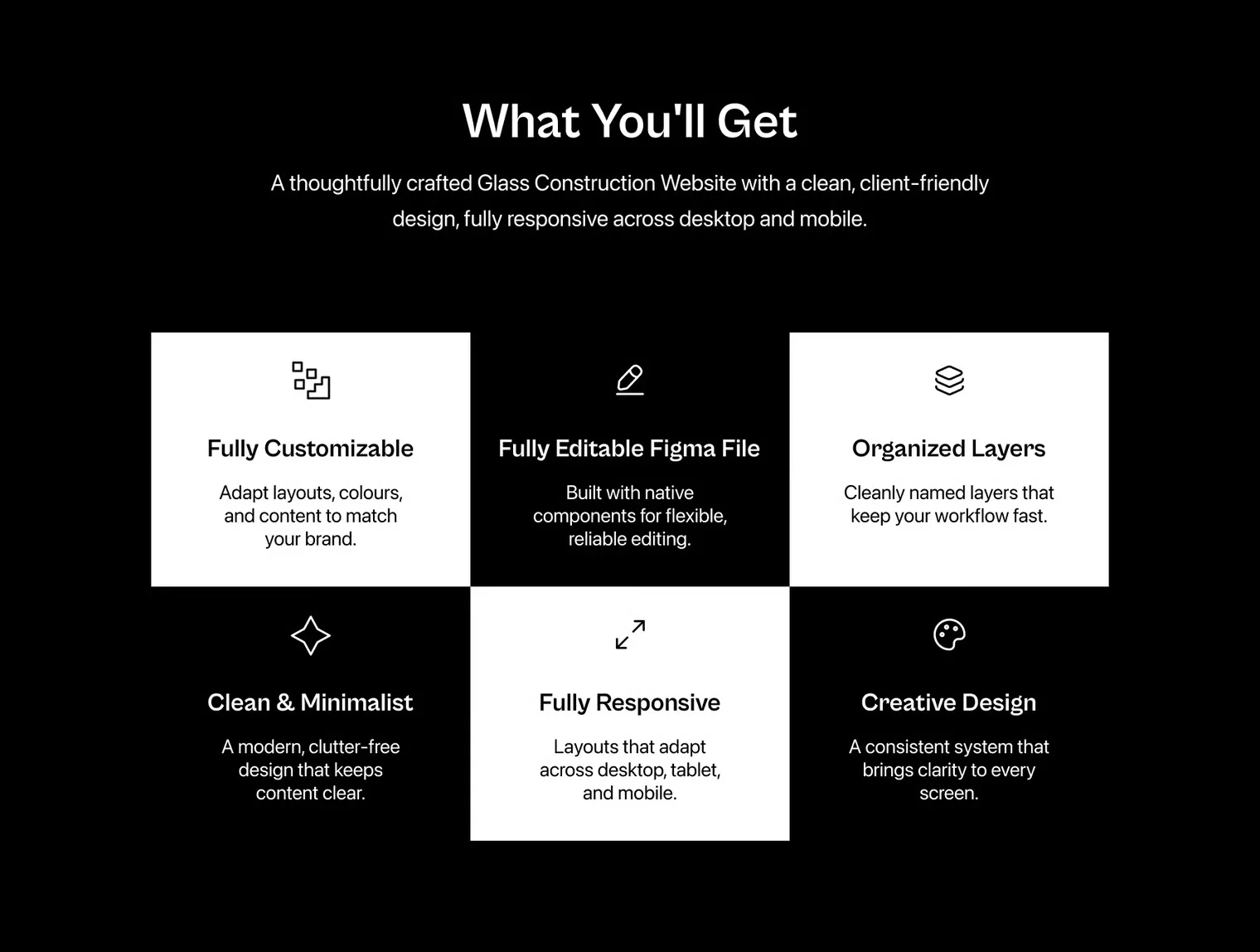 GlassFit — Glazing & Glass Construction Website UI Kit 4