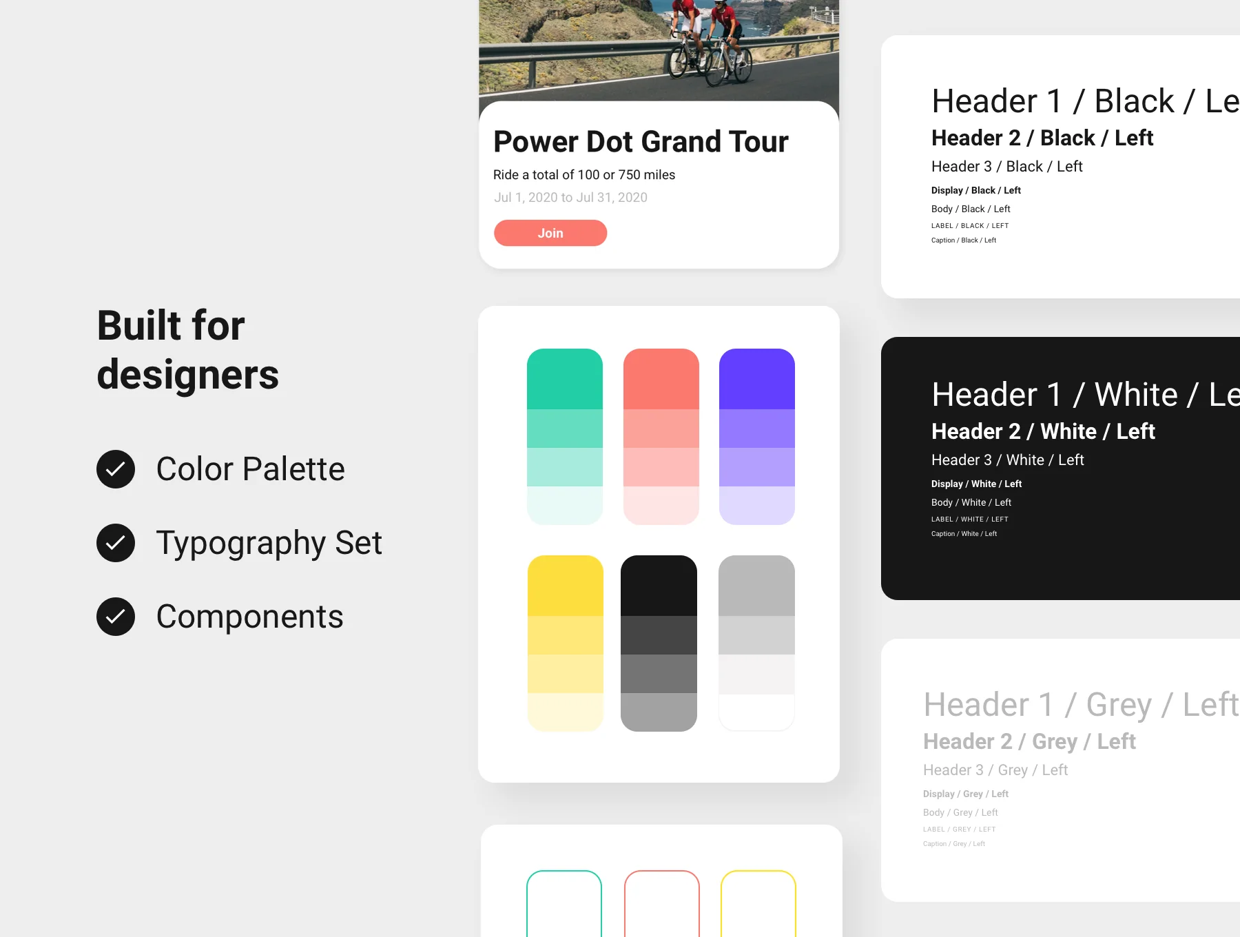 Glide Cycling App (UI Kit) 3
