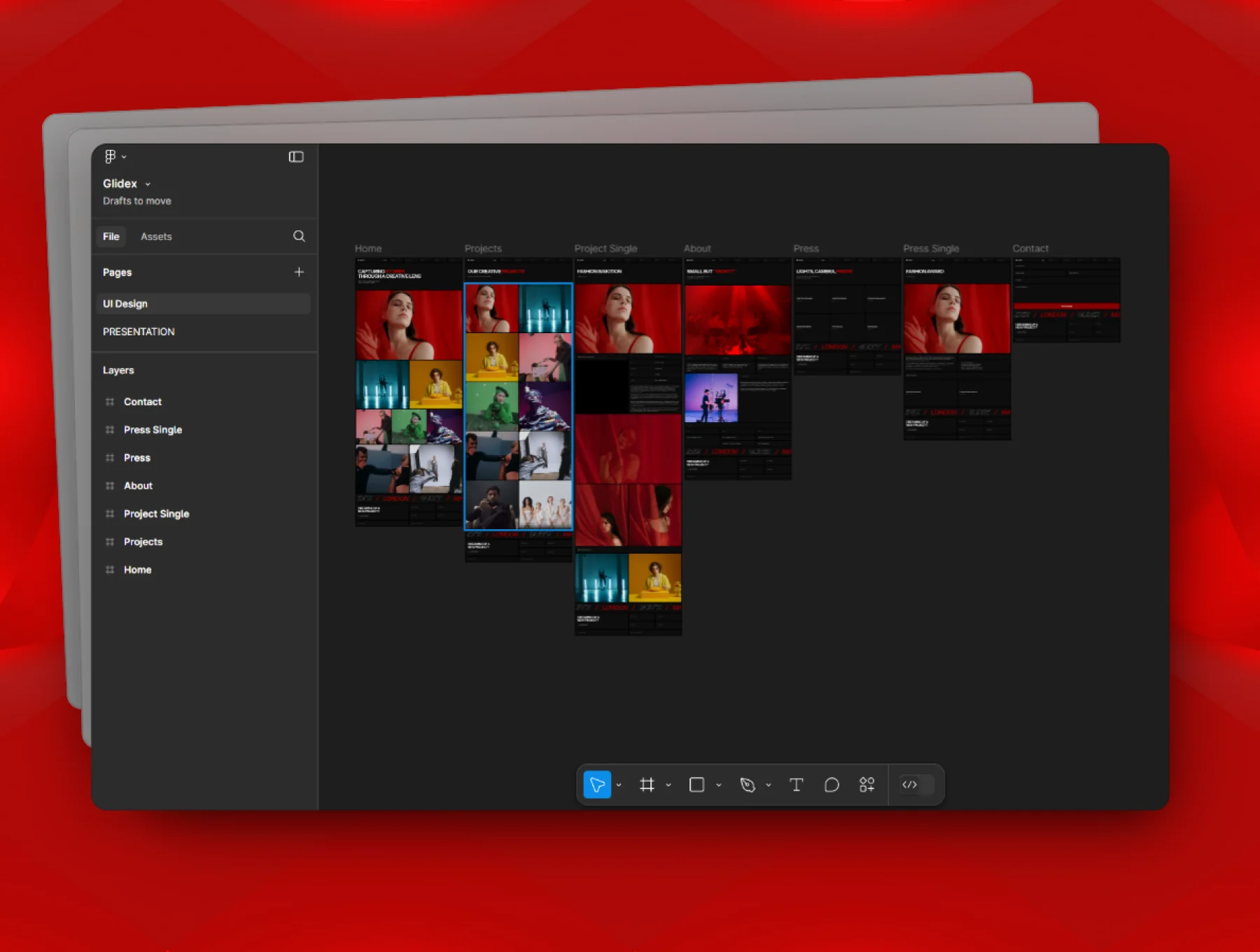 Glidex - Studio Framer Template 3