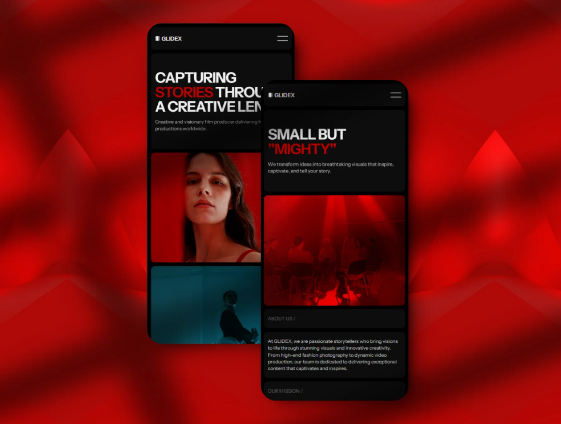 Glidex - Studio Framer Template 4