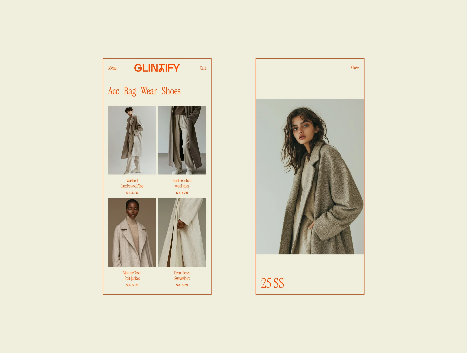 GLINTIFY - Figma website template 3