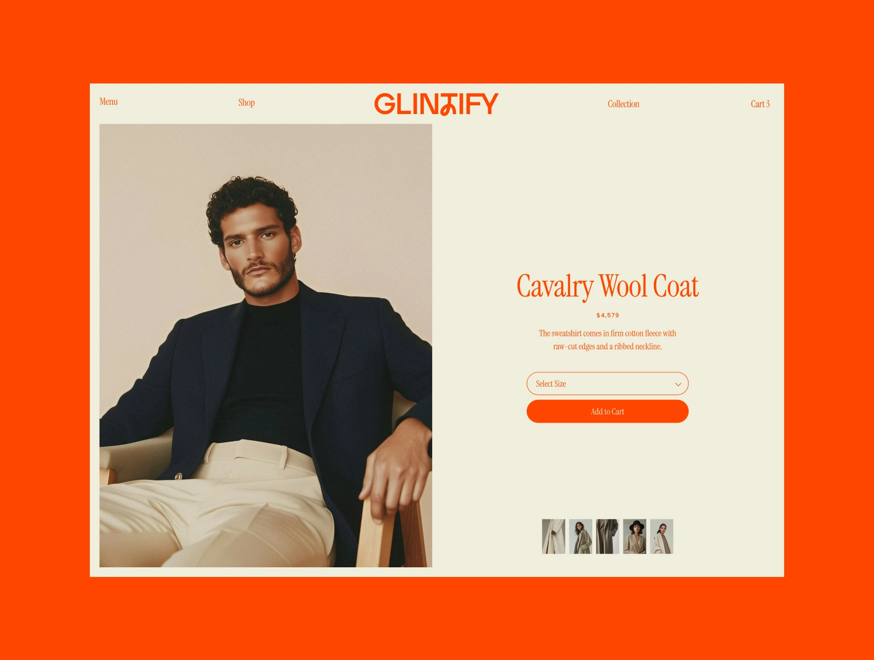 GLINTIFY - Figma website template 4