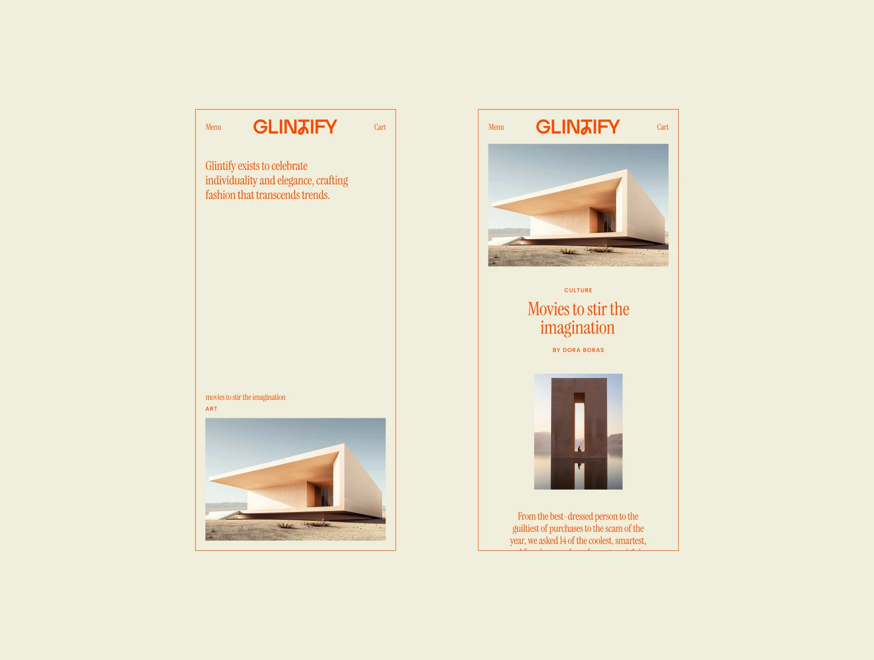GLINTIFY - Figma website template 6
