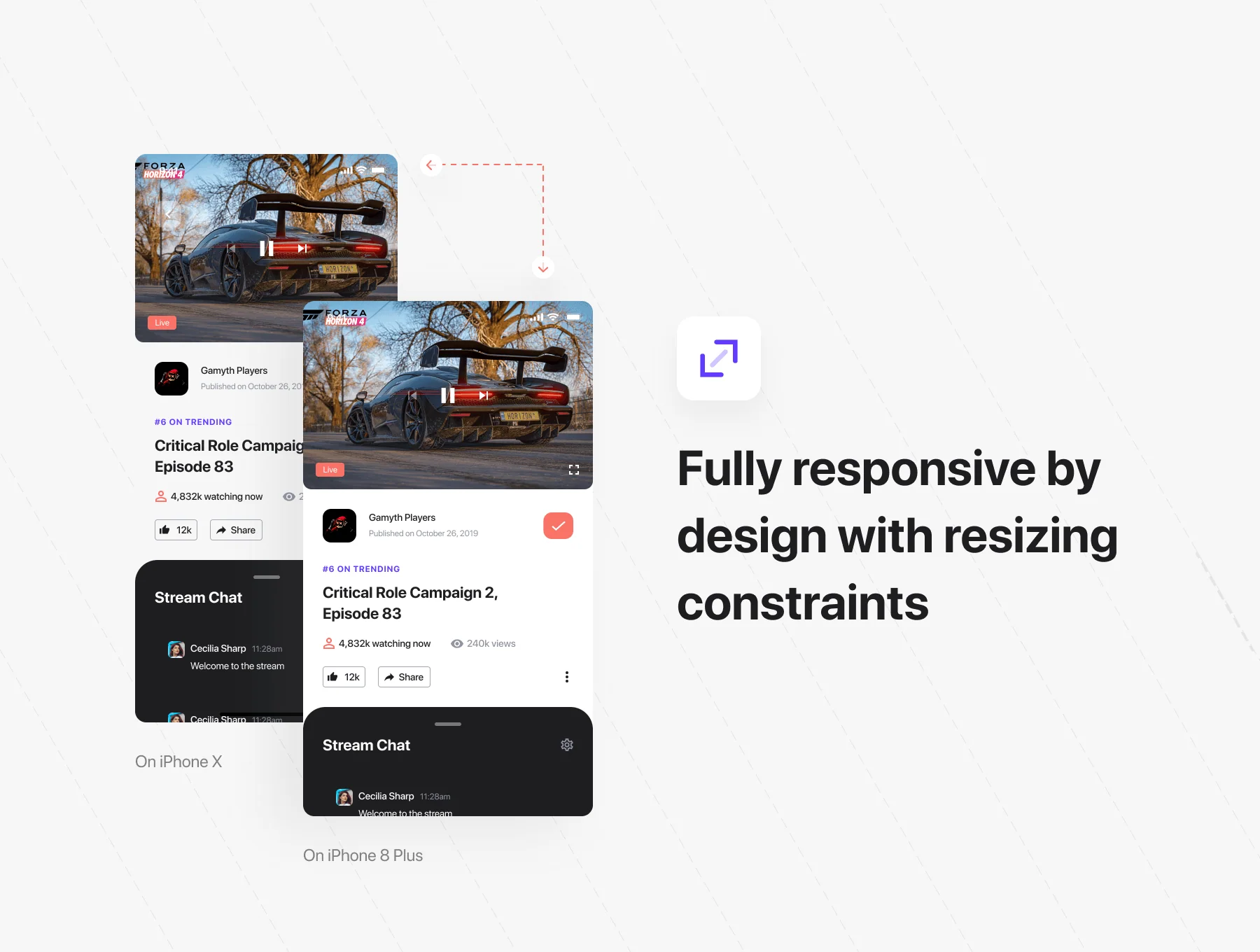 Glitch Gaming Platform UI Kit 8