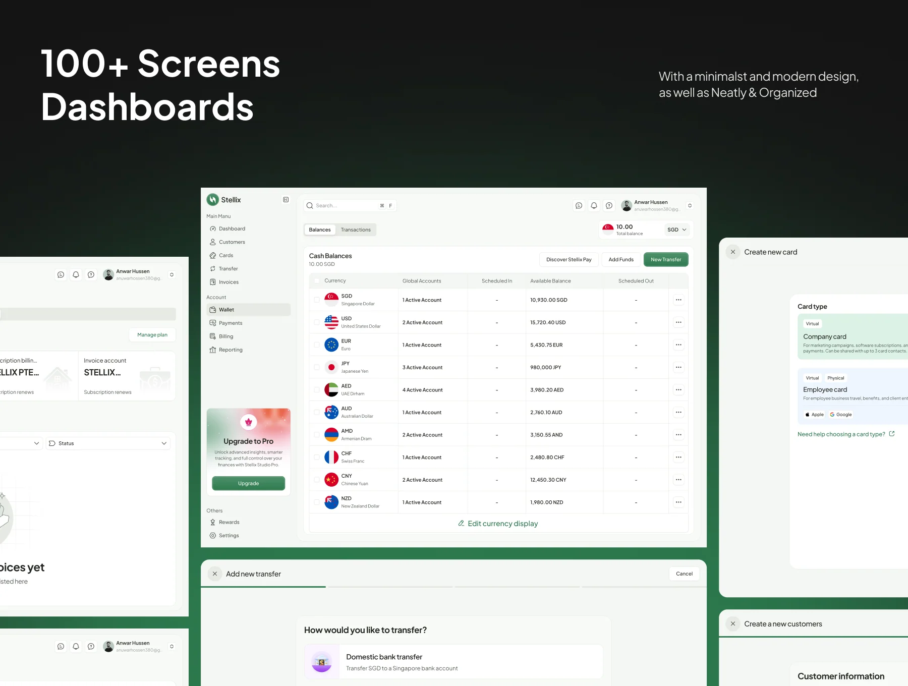 Global Payments & Financial UI Kits 7