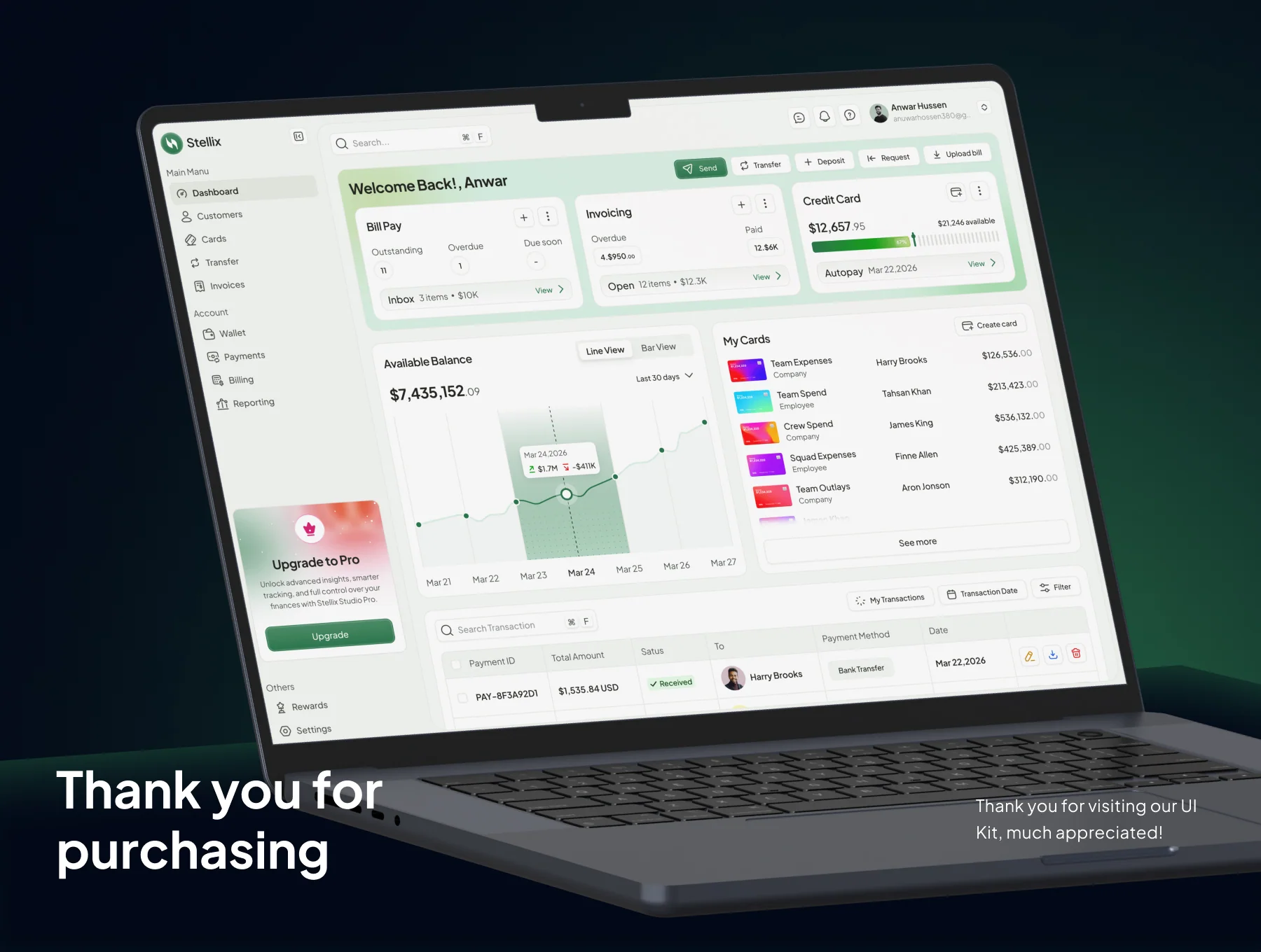 Global Payments & Financial UI Kits 8