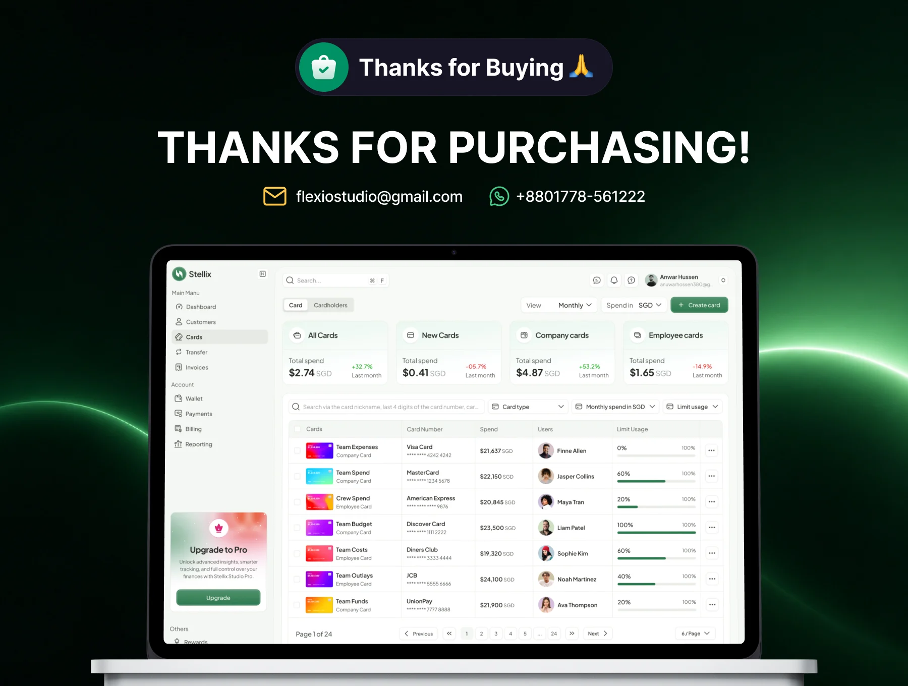 Global Payments & Financial Website, Mobile App & UI Kit 6