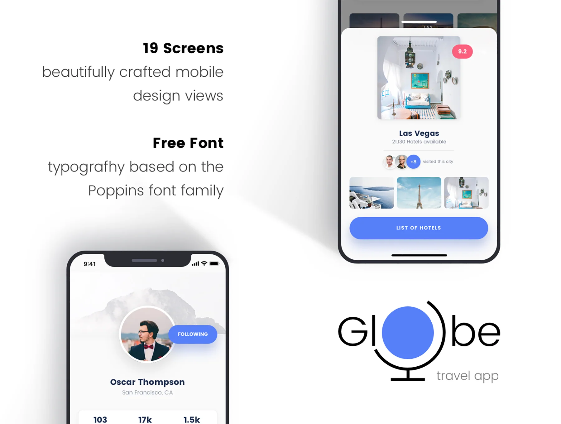 Globe Travel app 2