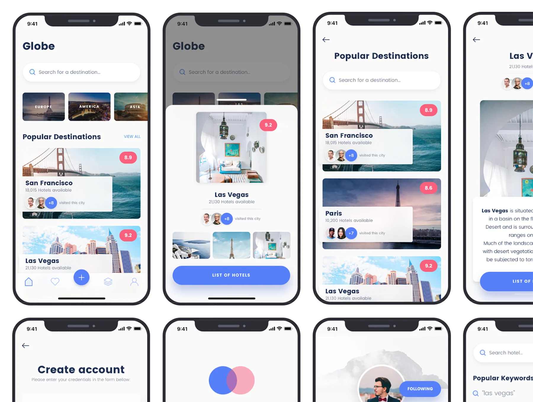 Globe Travel app 3