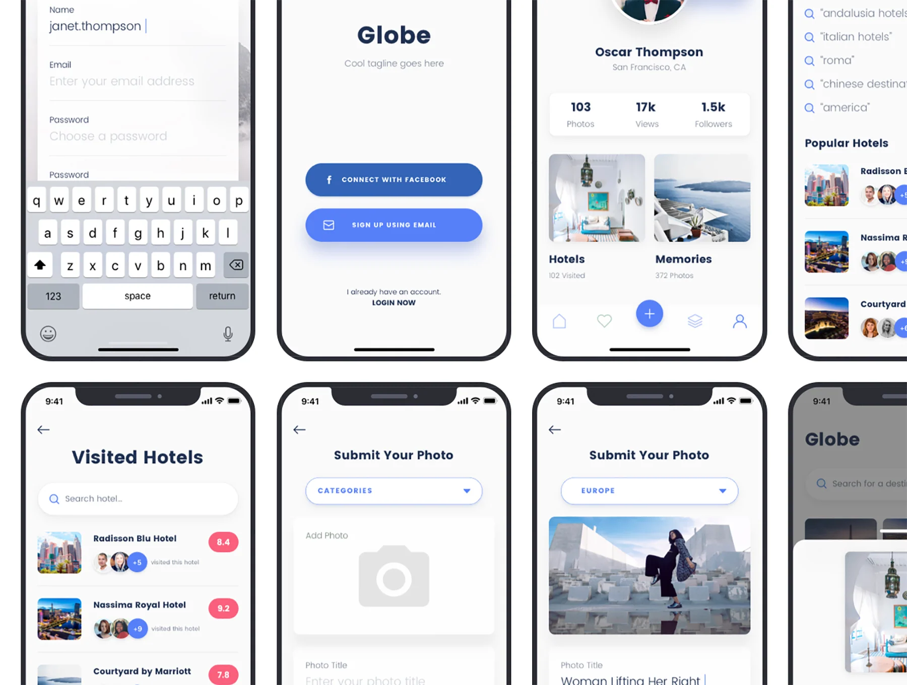 Globe Travel app 5
