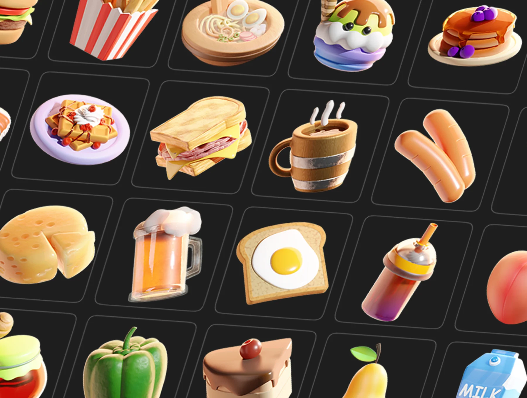 Globebite - 3D Foods Illustrations 6
