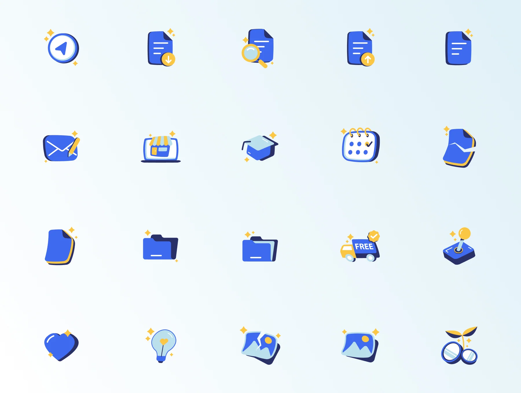 Glory Bold Colorfull Icon Pack 6