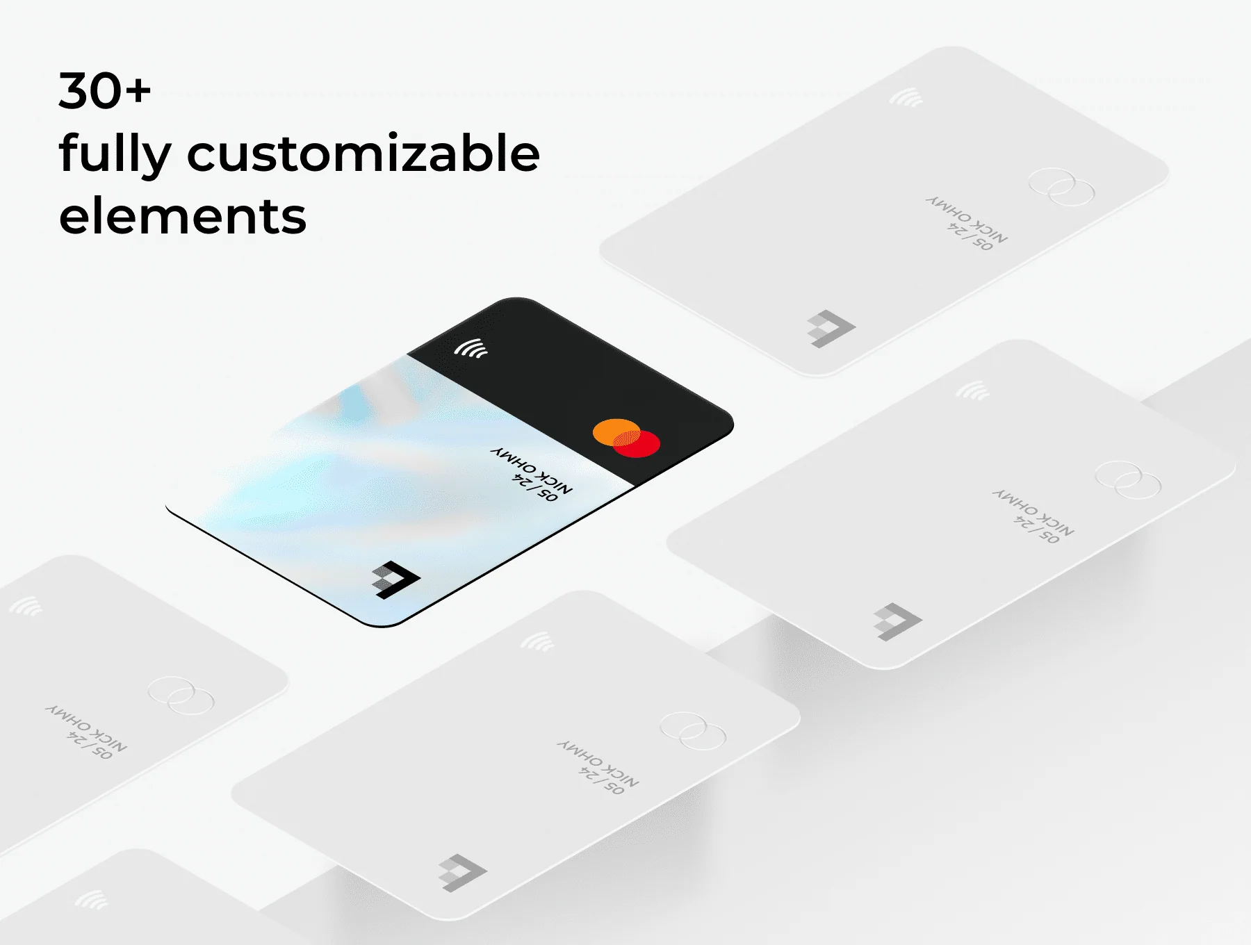 Glossy Bank Card Kit 4