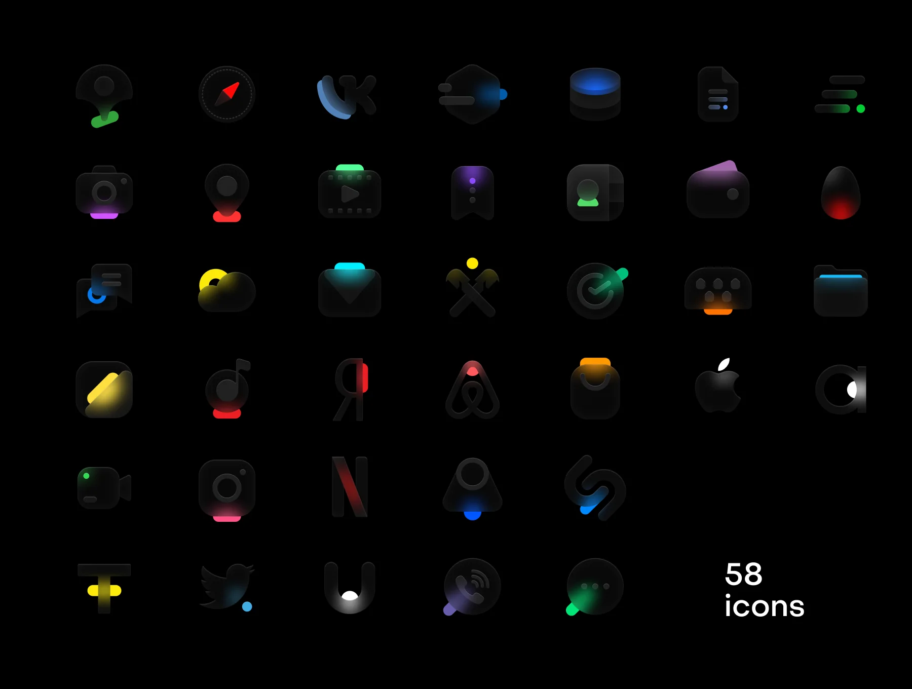 Glossy icons 6
