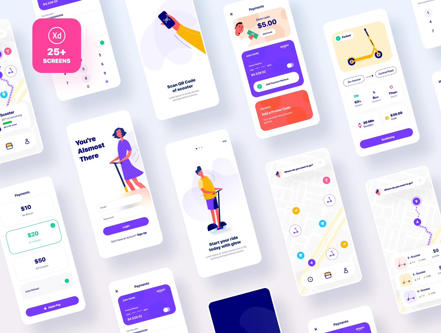 Glow App Ui Kit 2