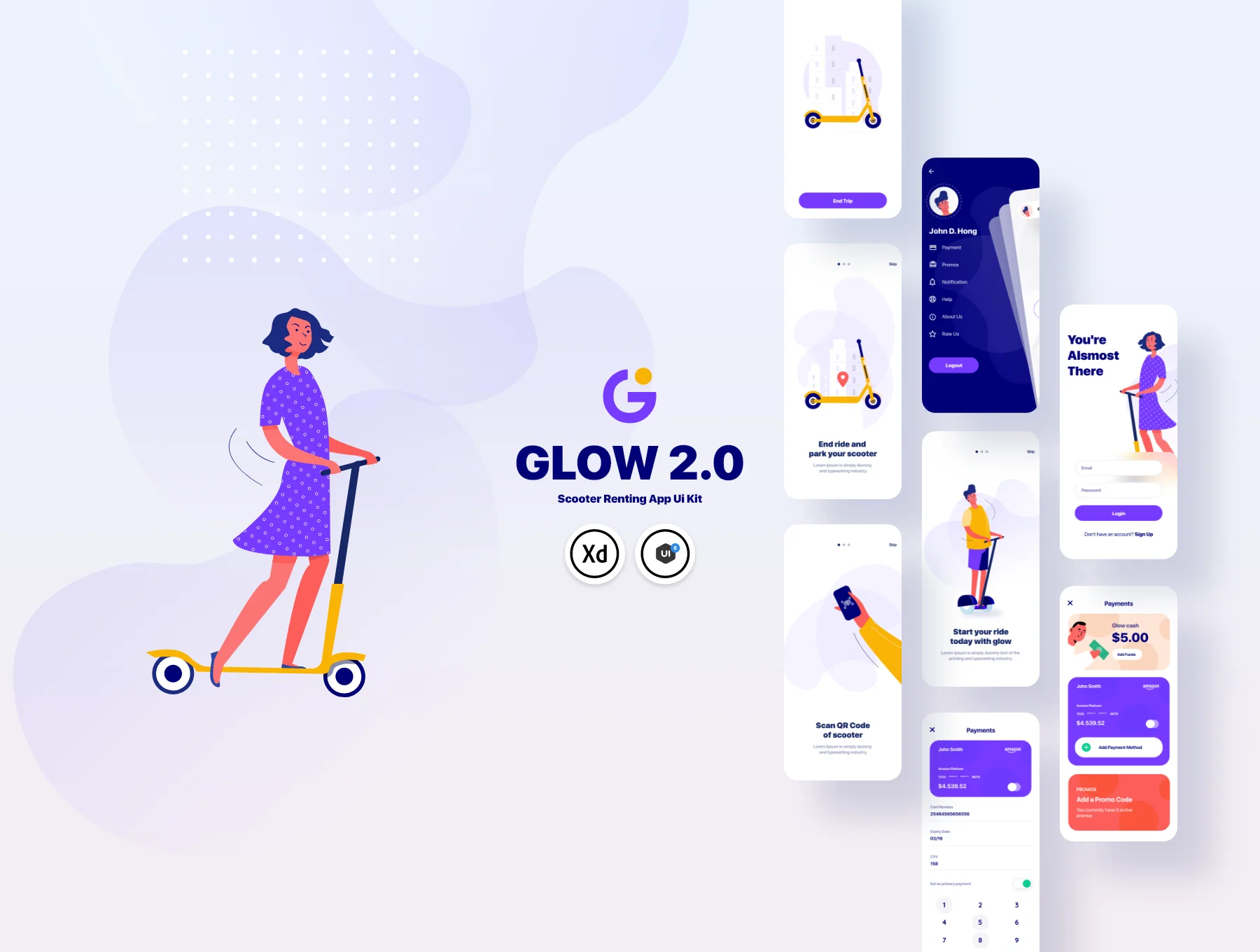 Glow App Ui Kit 6