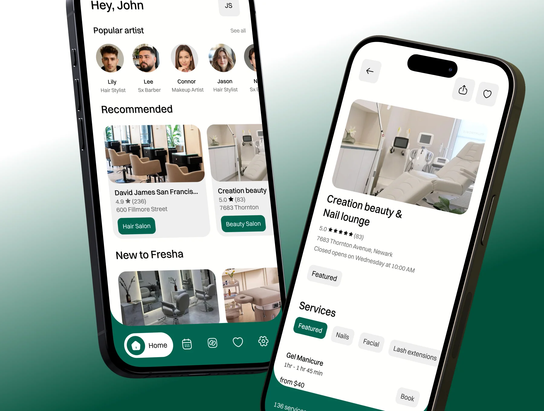 Glow – Salon & Spa Booking App UI Kit 4