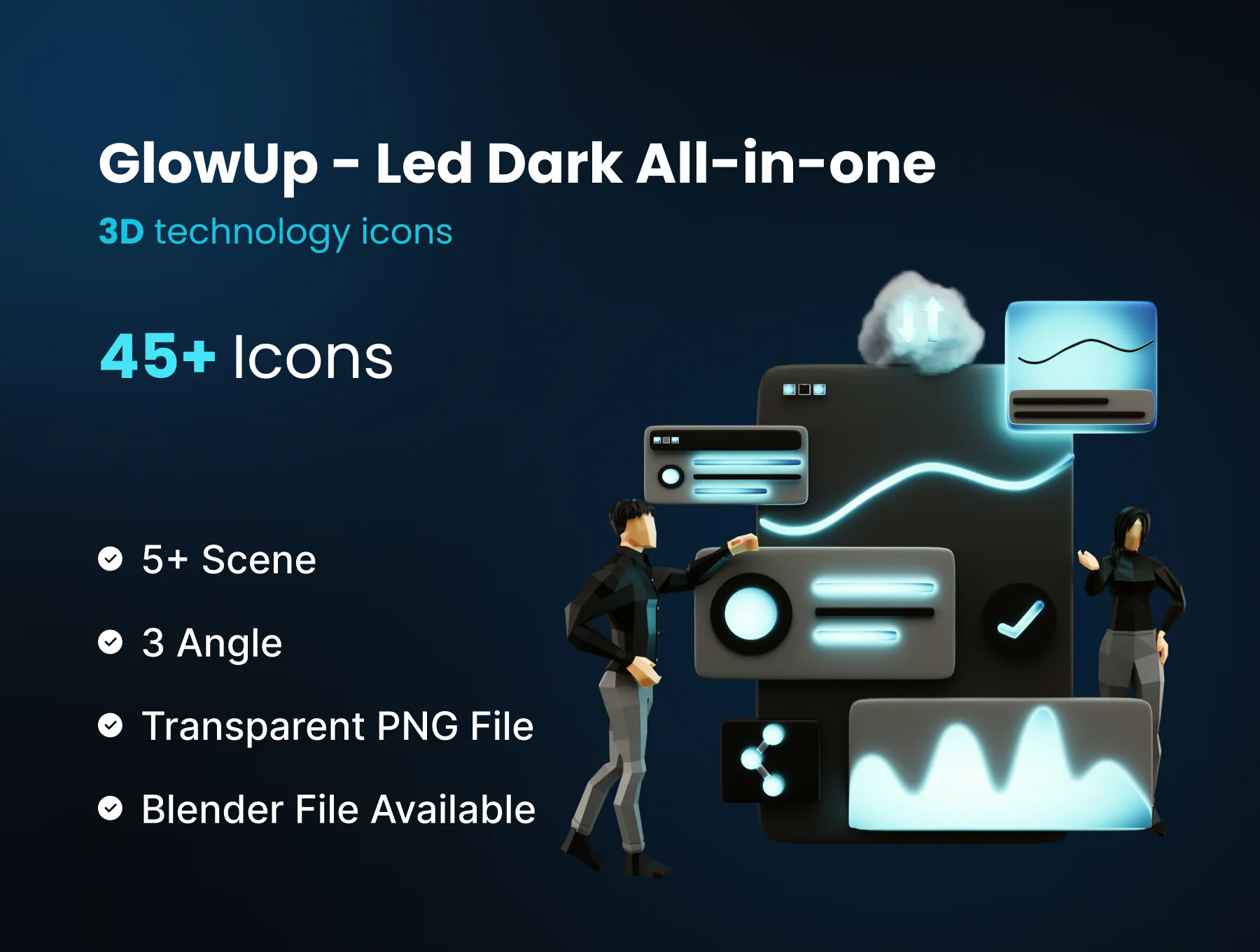 Glow Up | 3D LED Dark Technology Pack