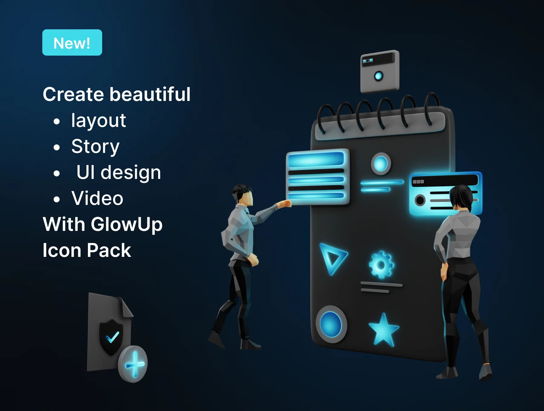 Glow Up | 3D LED Dark Technology Pack 3