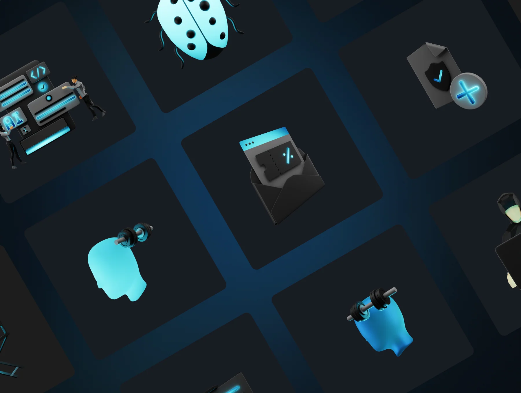 Glow Up | 3D LED Dark Technology Pack 6
