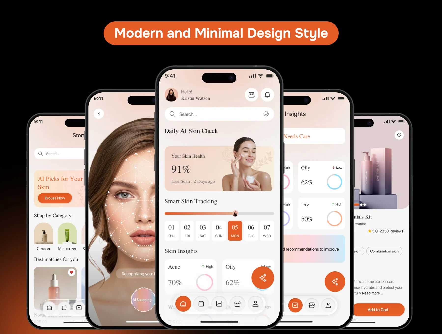 GlowSense – E-commerce AI Assistant Skincare App UI Kit 3
