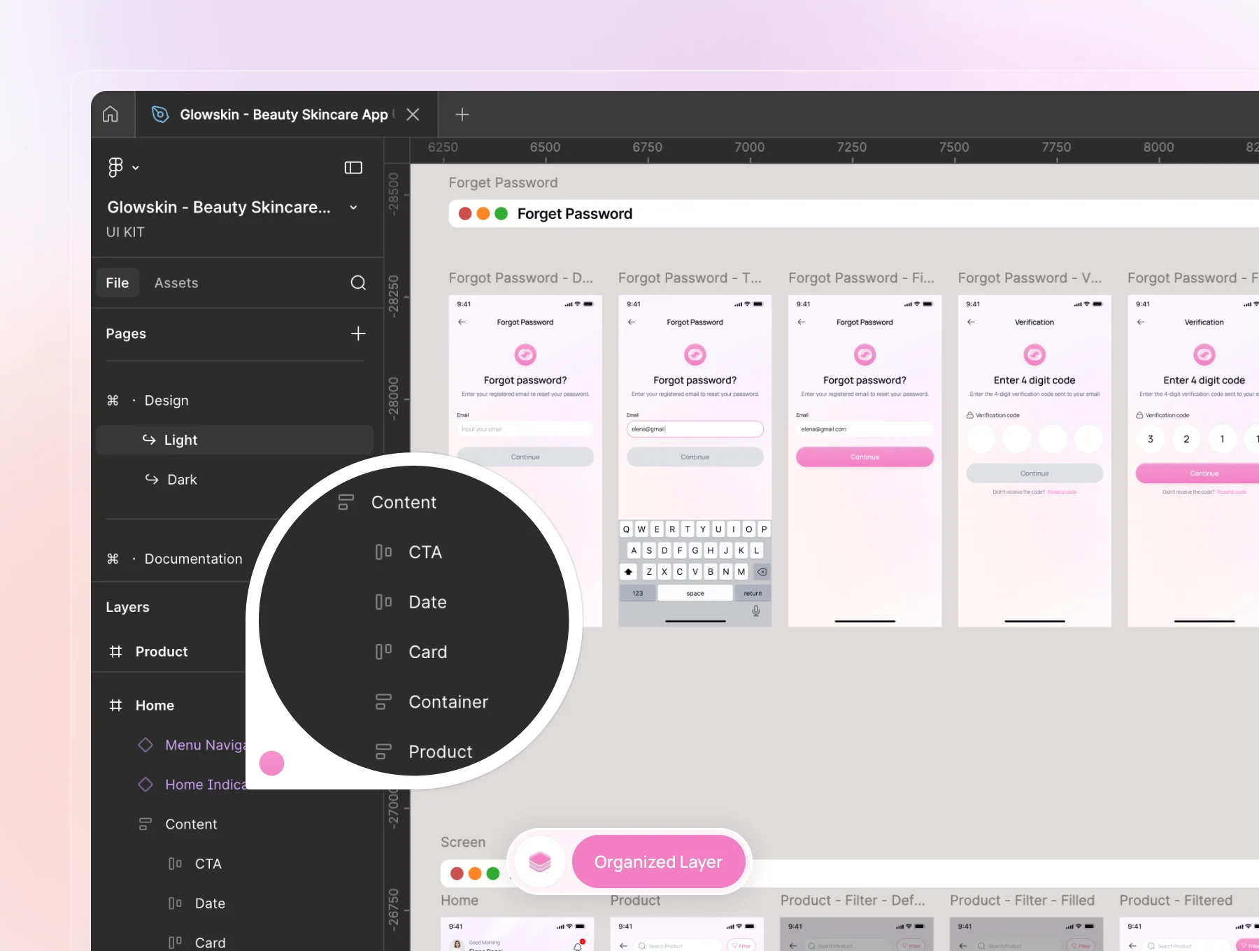 Glowskin - Beauty Skincare App UI KIT 4