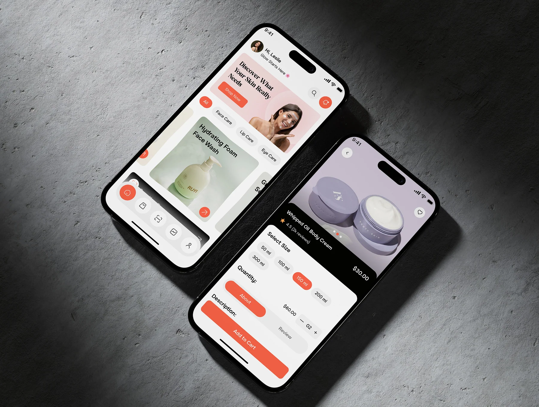 Glowup - SkinCare E-commerce Mobile App UI Kit 7