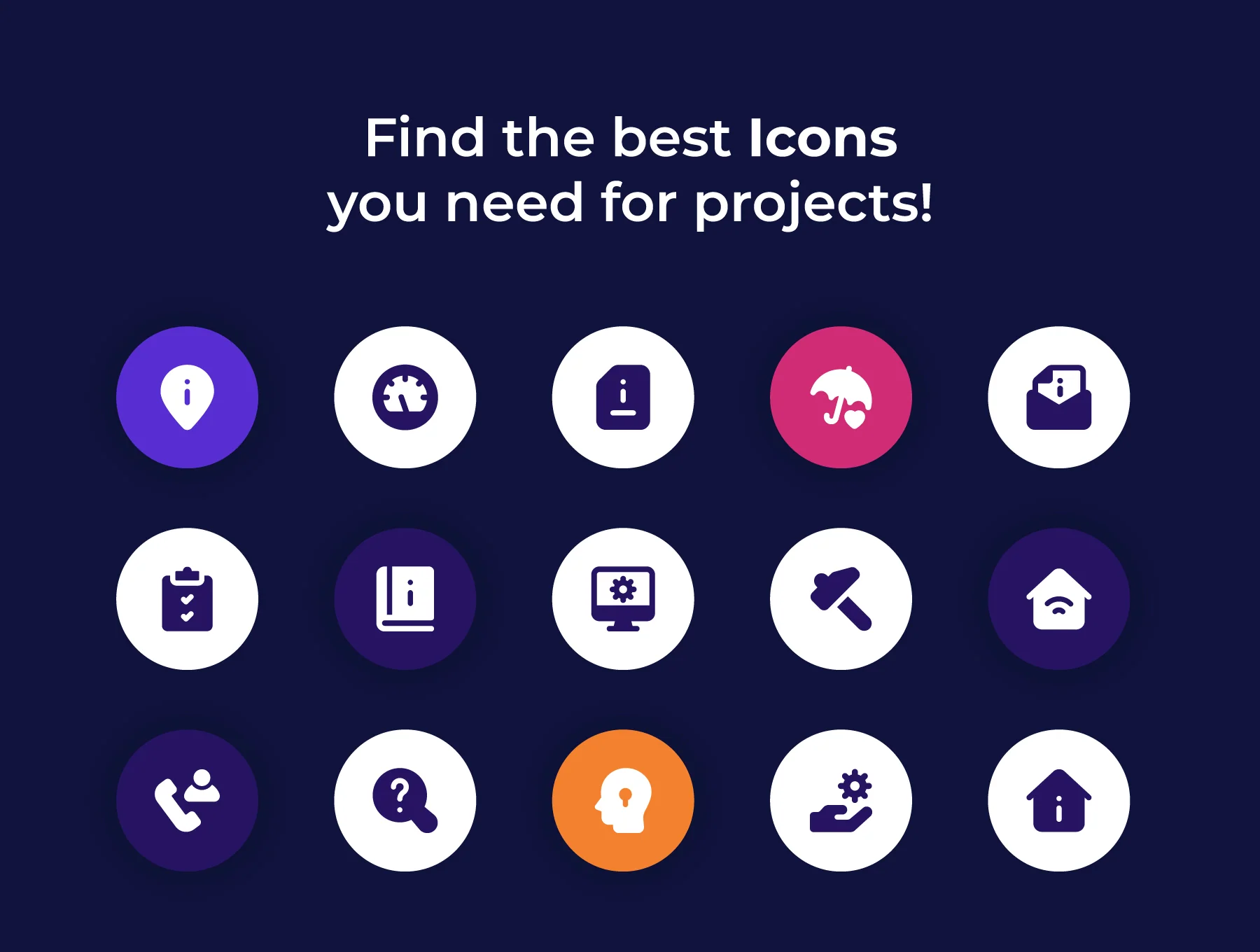 3000+ Glyph Icons 3