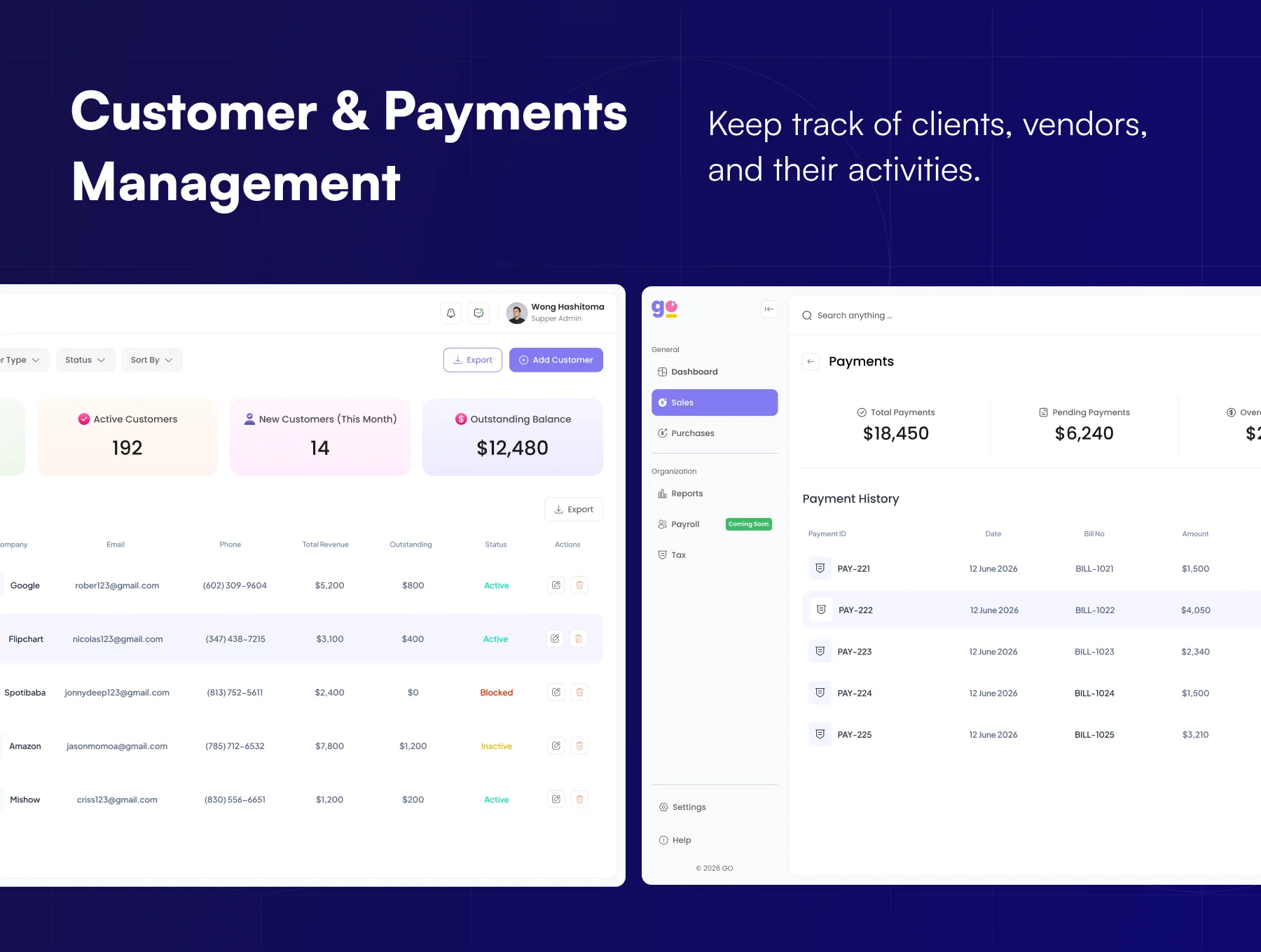 Go Expenses — Finance & Expense Management Dashboard UI Kit (SaaS, Fintech, Admin Panel) 7