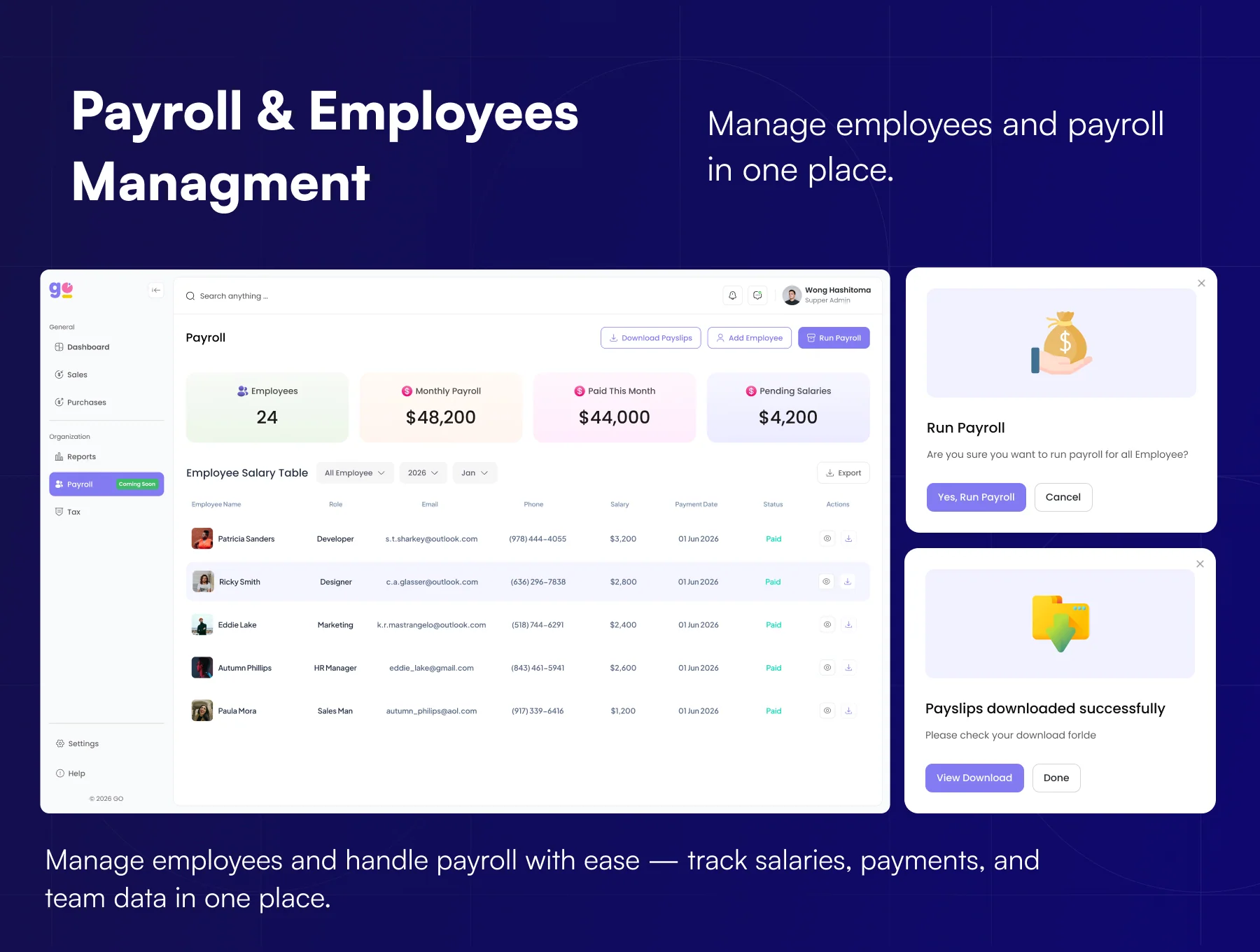 Go Expenses — Finance & Expense Management Dashboard UI Kit (SaaS, Fintech, Admin Panel) 8