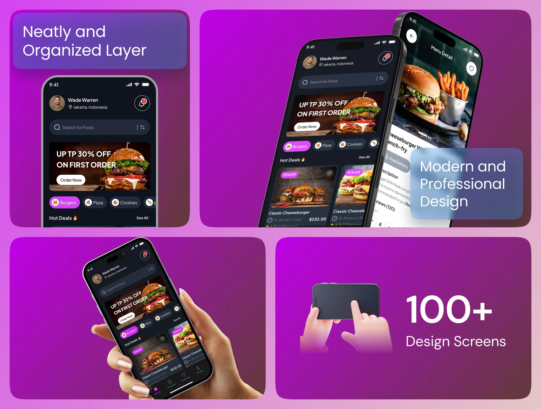 GO Food Delivery Mobile App UI Kit 4