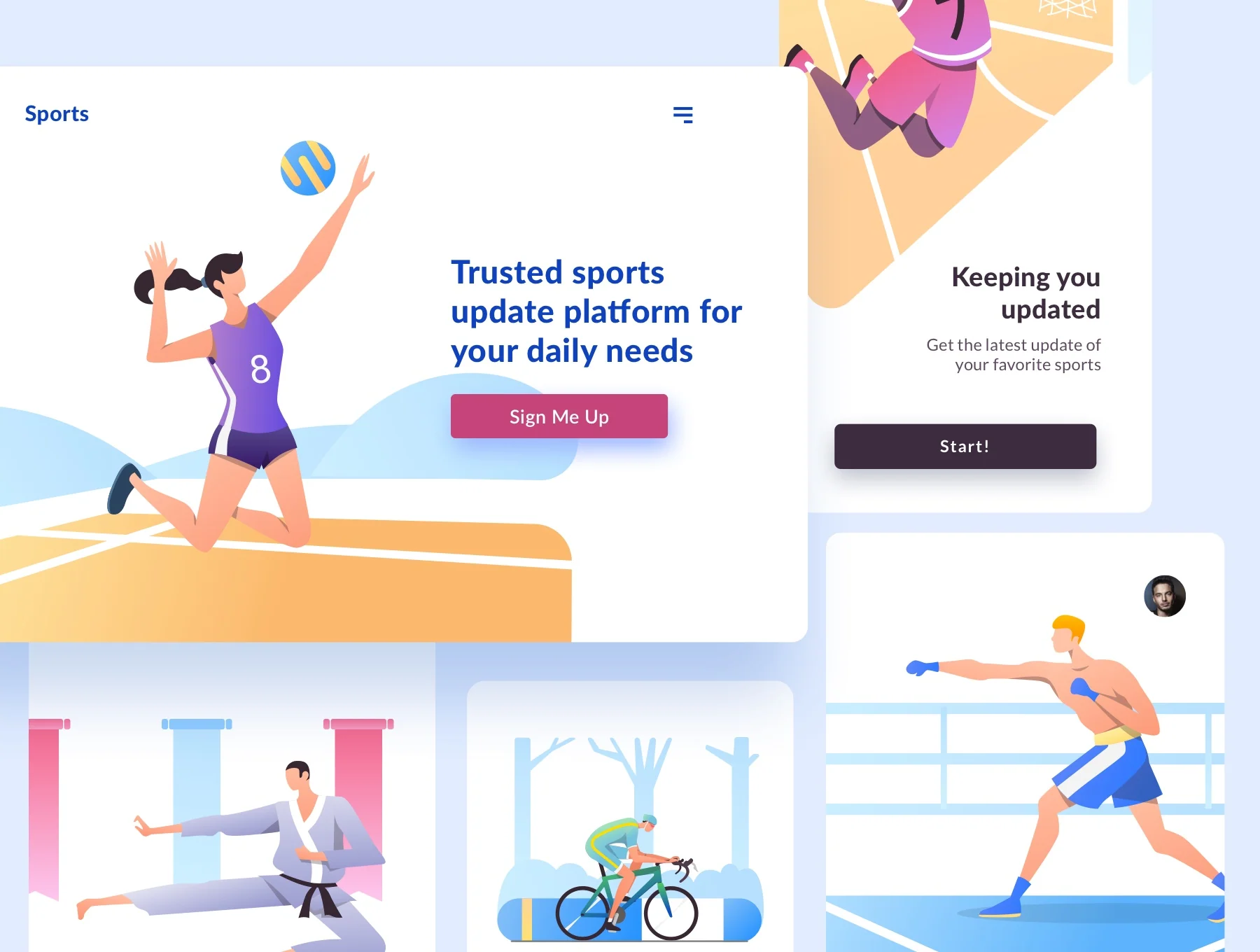 Go Sports Illustration 3