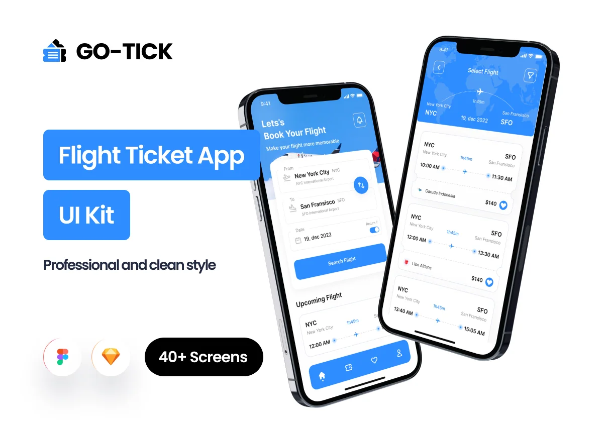 Go-Tick Flight Ticket App