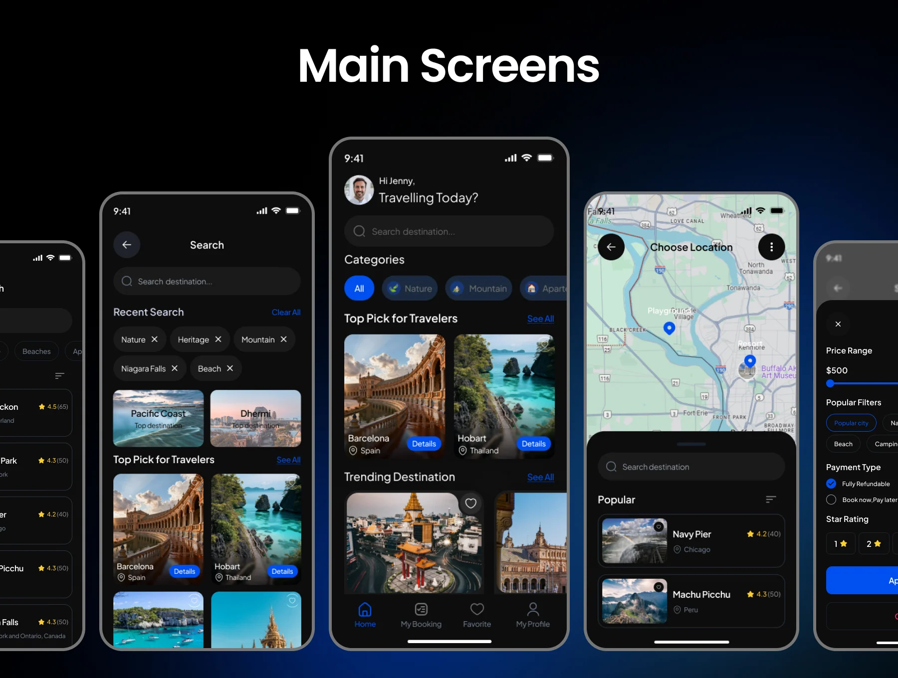 Go tour Travel Booking Mobile App Kit 4
