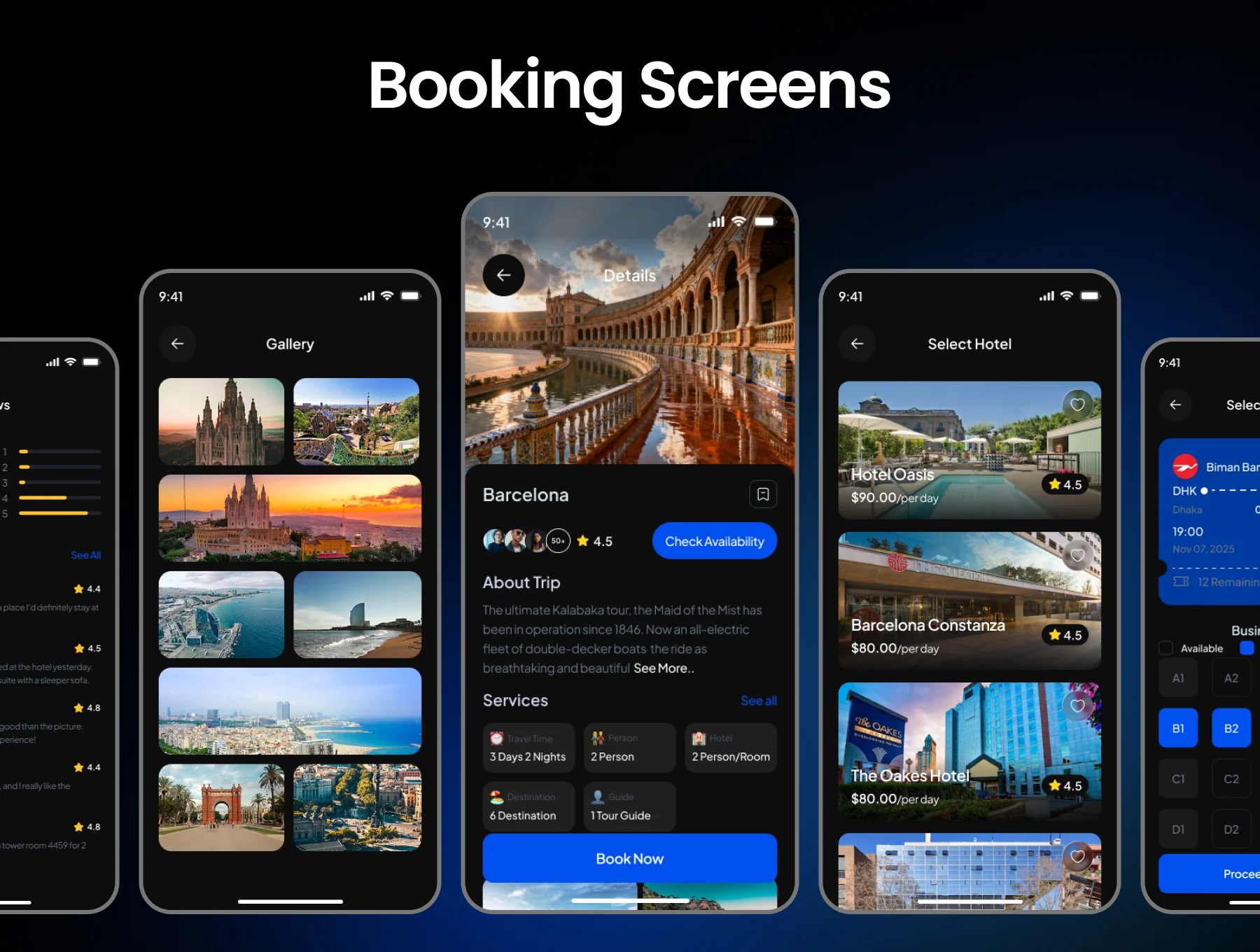 Go tour Travel Booking Mobile App Kit 5