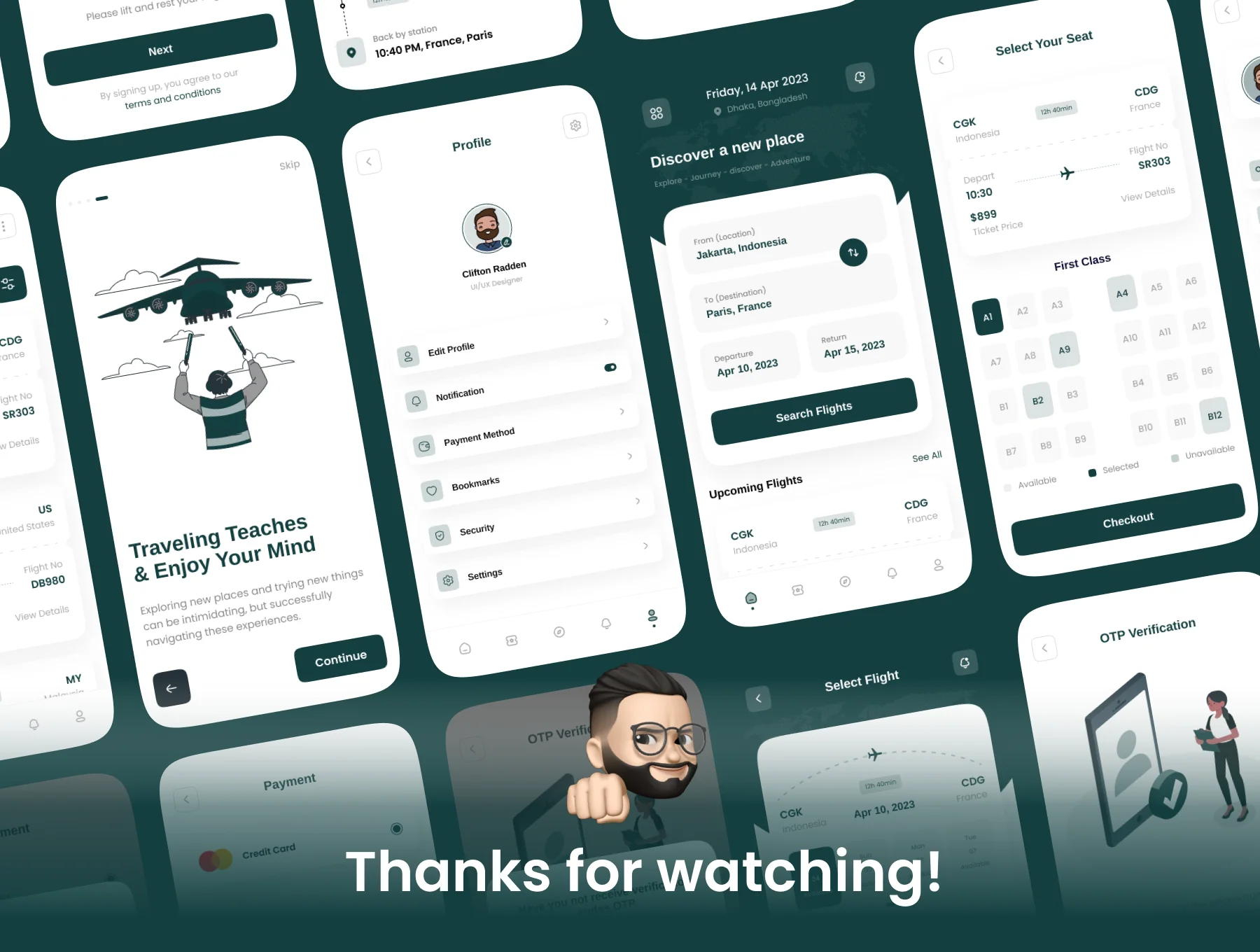 Goair - Ticket Booking App UI Kit 8